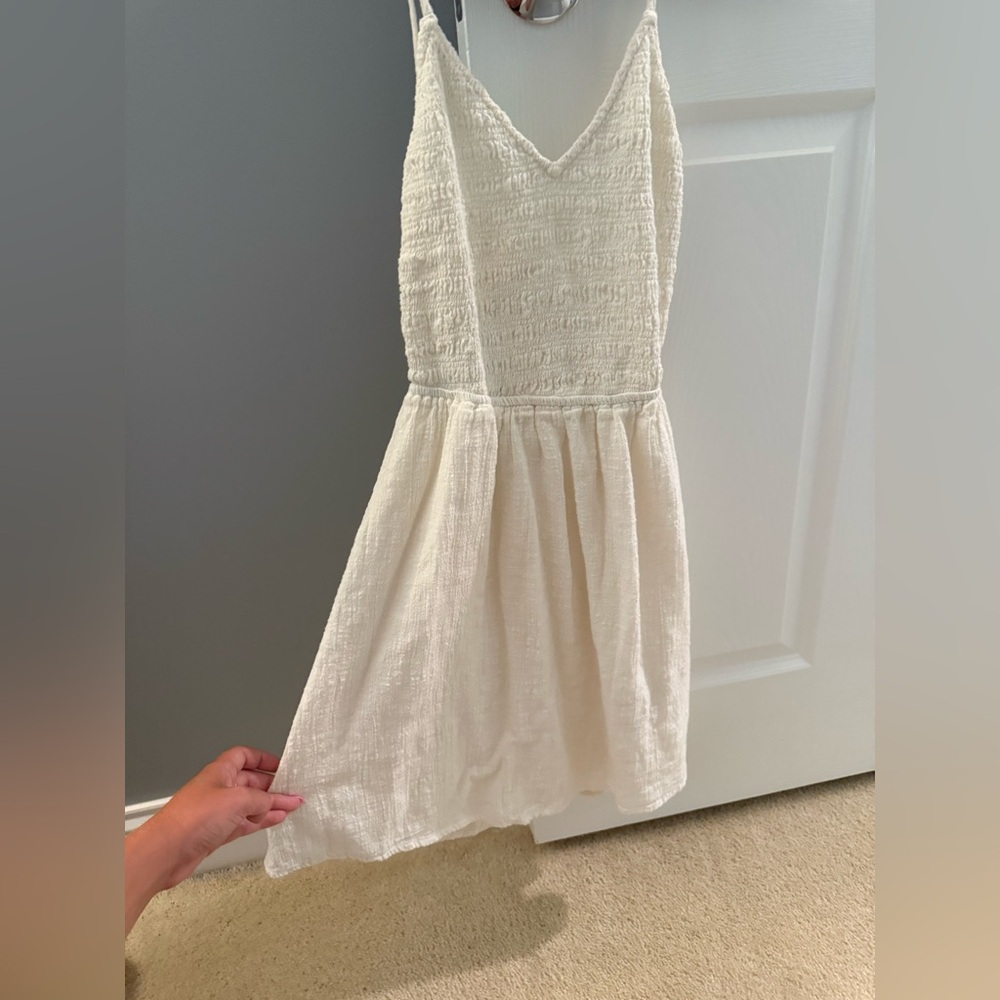 Elegant Cream Mini Dress